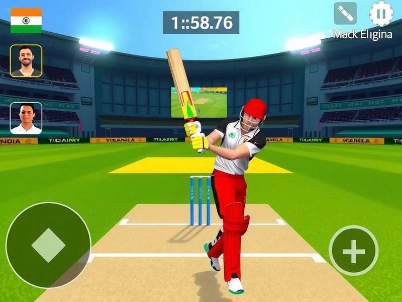 Indian VR Cricket Arena gameplay screenshot